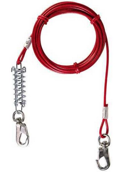 Köpek Bahçe Bağlama Çelik Halatı 5m