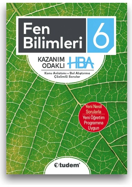 Tudem Yayınları 6. Sınıf Fen Bilimleri Kazanım Odaklı HBA