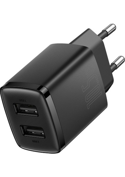 Compact 10.5W Şarj Cihazı Siyah