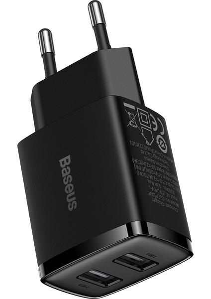 Compact 10.5W Şarj Cihazı Siyah indirimleri