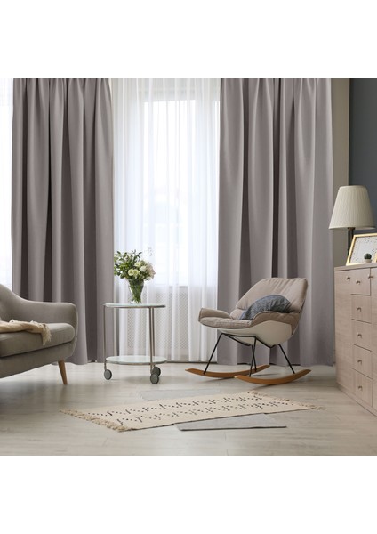 Düz Renk Gri Karartma Perdesi Petek Kumaş 1 Panel Fon Perde fiyatları