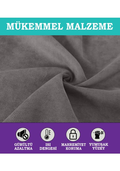 Düz Renk Gri Karartma Perdesi Petek Kumaş 1 Panel Fon Perde indirimleri