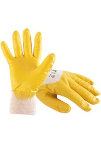 Sarı Nitril Iş Eldiveni Vento Elv 4 12 Çift