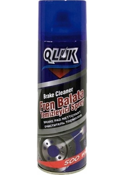 Qluck Fren Balata Temizleyici Yağ Temizleyici Sprey 500 ml