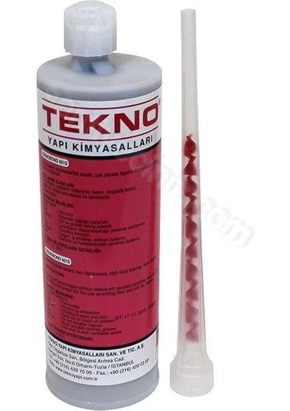 Teknobond 401S Epoksi Akrilat Esaslı Kartuşlu Ankraj Malzemesi