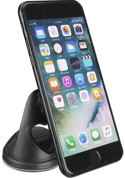 HY-XH43 Universal Ayarlanabilir Vantuz + Izgara Aparatlı Siyah Mıknatıslı Araç Telefon Tutucu fırsatları