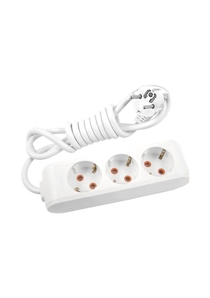 Multi-Let Üçlü Priz Topraklı 2 mt (Çocuk Korumalı)