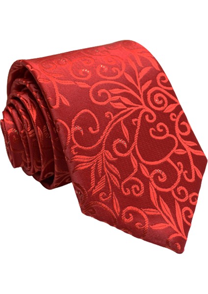 Int 8cm Klasik Saf Renk Çizgili Desen Kravat (Yurt Dışından)