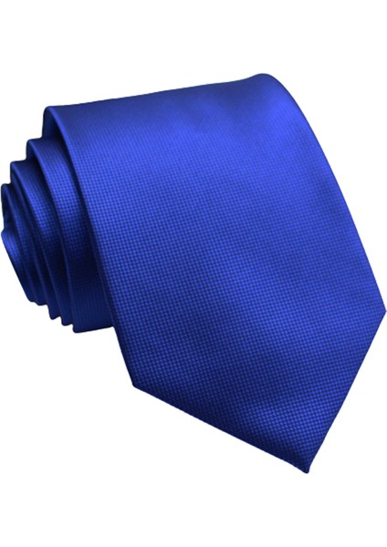 Int 8cm Klasik Saf Renk Çizgili Desen Kravat (Yurt Dışından)