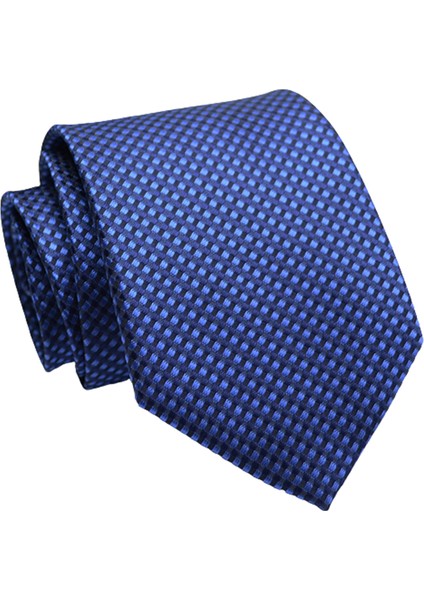 Int 8cm Klasik Saf Renk Çizgili Desen Kravat (Yurt Dışından)