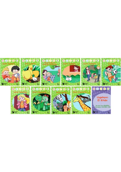 Dizge 3-4 Yaş Kitap Seti (11 Kitap + Plastik Kontrol Aracı)