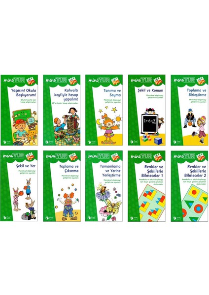 Miniyup 6+ Yaş Kitap Seti - Ahşap Çözüm Panelli