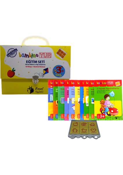 Bambinoyup 3+ Yaş Kitap Seti (10 Kitapçık + Kontrol Aracı)
