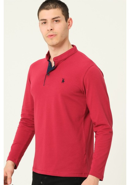 V4009 Dewberry Erkek Sweatshirt-Bordo modelleri