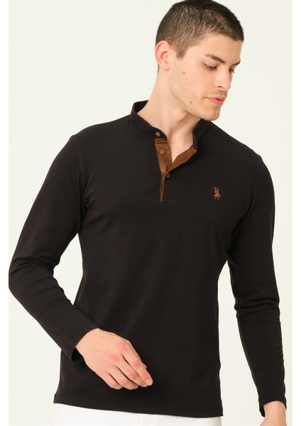 V4009 Dewberry Erkek Sweatshirt-Siyah