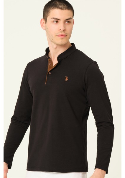 V4009 Dewberry Erkek Sweatshirt-Siyah fırsatları