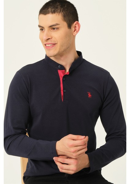 V4009 Dewberry Erkek Sweatshirt-Lacivert