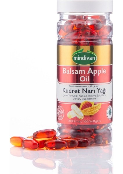 Kudret Narı Yağı Soft Jel 1000 Mg 100 Kapsül