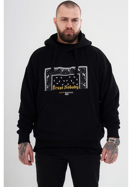 Trust Nobody Hoodie Siyah