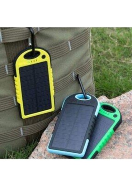Güneş Enerjili Solar Powerbank 10000 Mah white