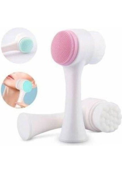 Pembe Cilt Temizleme Fırçası