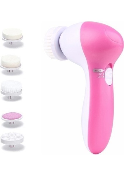 5 In 1 Yüz Cilt Temizleme Masaj Aleti Peeling Seti