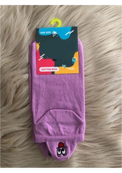 Emojili Çorap Lila 2 Li