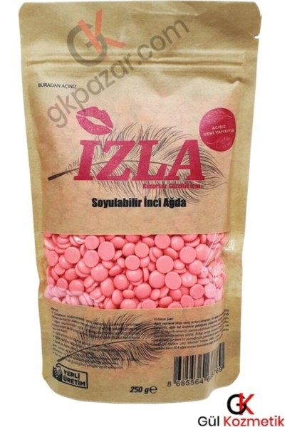 Soyulabilir Boncuk Ağda 250 Gr- Pudralı