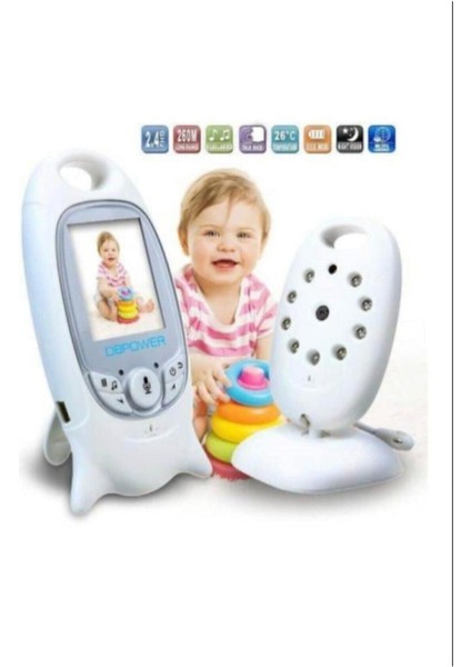Bebek Kamerası Gece Görüşlü Monitör Wifili Kamera KS-601 Ensağlamm