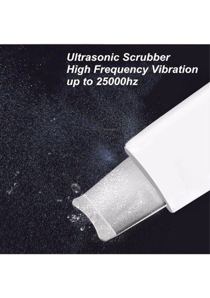 Ultrasonic Siyah Nokta Scrubber Spatula Şarjlı Cilt Temizleyici