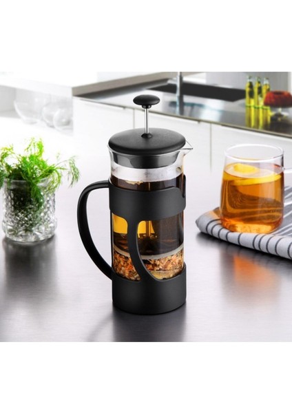 French Press Borosilikat Isıya Dayanıklı Cam 500 Ml.