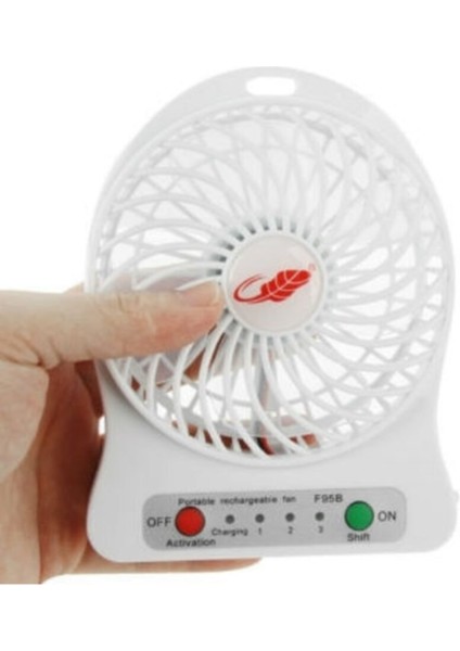 Şarjlı Taşınabilir Mini Fan - Vantilatör
