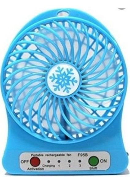 Anycast Portable F1 Şarjlı Mini Fan Masaüstü Vantilatörü