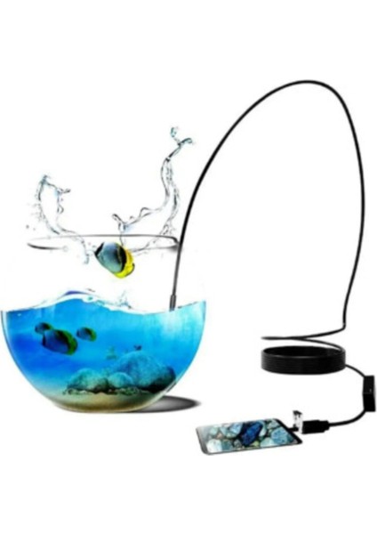 Endoskop Yılan Kamera 5 Metre Sert Kablo-Su Geçirmez fiyatları