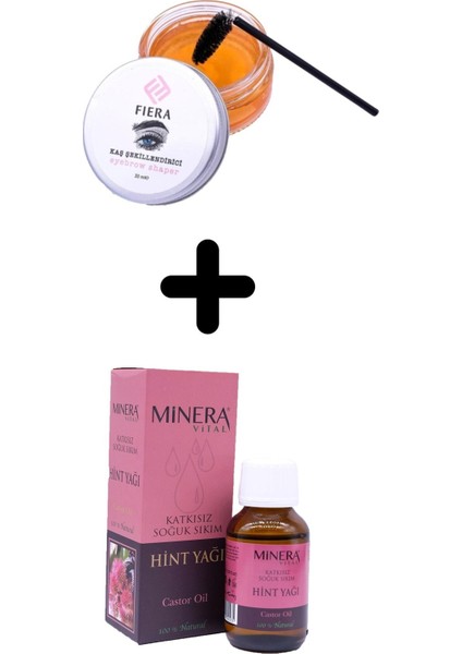 Kaş Wax Sabitleyici & Naturel Hint Yağı 50ML