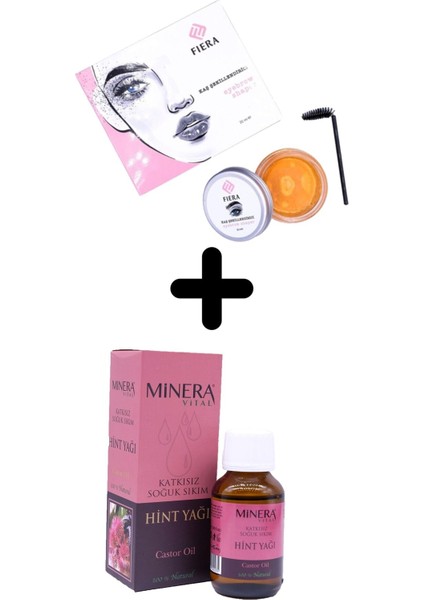 Kaş Wax Sabitleyici & Naturel Hint Yağı 50ML