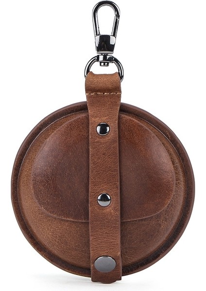 Hook Kahverengi Pro Crazy Horse Doku Kulaklık Kılıfı (Yurt Dışından)