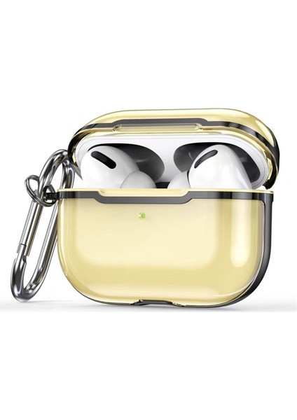 Pro -Şeffaf Altın - Siyah Kulaklık Koruyucu Shl (Yurt Dışından)