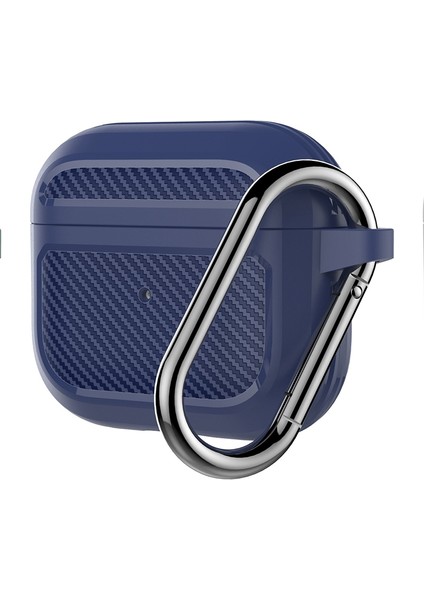 3 Mavi Karbon Fiber Tpu Kulaklık Kasası (Yurt Dışından)