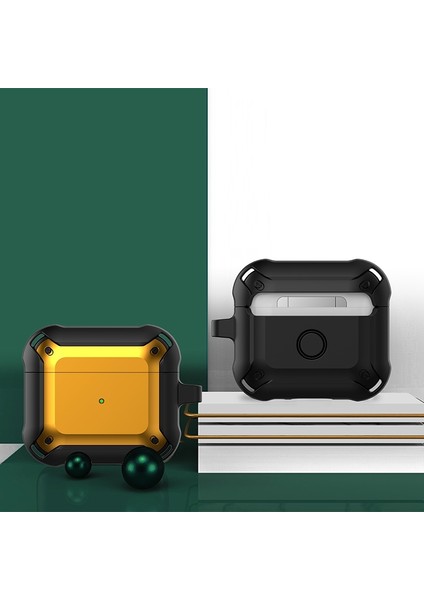 3 Siyah - Sarı Zırh Kulaklık Kasası (Yurt Dışından)