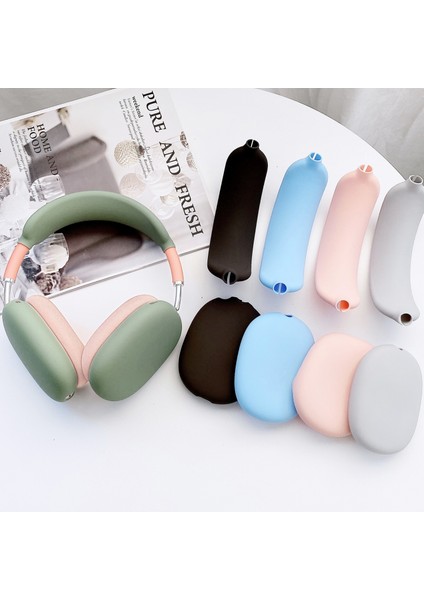 Max Beyaz 3 Kulaklık Seti Silikon Koruyucu Kasa (Yurt Dışından) fiyatları