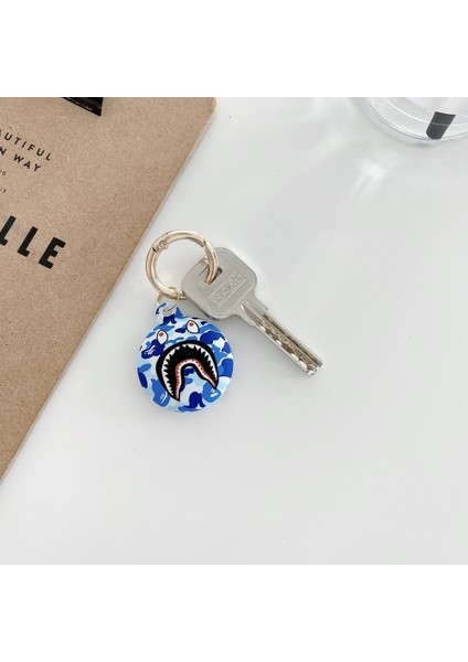 Airtag Yeşil Siyah Köpekbalığı'nın Ağız Desen Izleyici Koruyucu Kılıf (Yurt Dışından) fırsatları