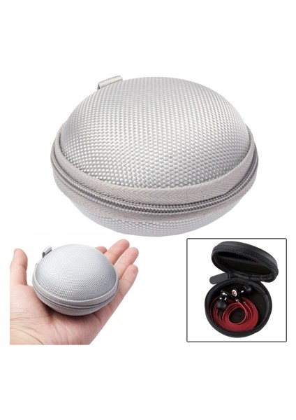 Kulaklık Gri Stil Taşıma Çantası Kutusu (Yurt Dışından)