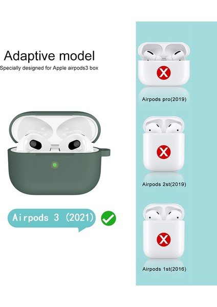 3 Zeytin Yeşili Silikon Kulaklık Çantası (Yurt Dışından) fırsatları