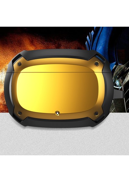 Beats Studio Buds Bumblebee Zırh Kulaklık Kılıfı Siyah - Sarı (Yurt Dışından)