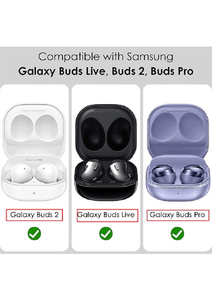 Yue Store Samsung Galaxy Buds Live / Buds 2 / Buds Pro Kılıf (Yurt Dışından)