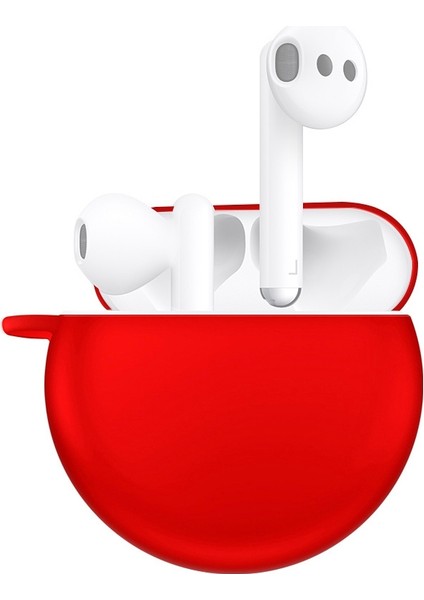 Huawei Buds 3 Silikon Koruyucu Kasa Kırmızı (Yurt Dışından)
