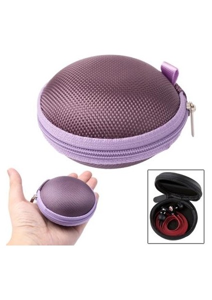 Kulaklık Mor Stil Taşıma Çantası Kutusu (Yurt Dışından)