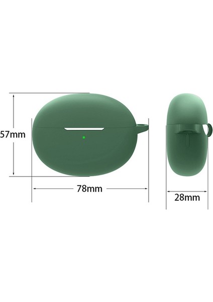 Oppo Enco X2 Beyaz Silikon Kulaklık Kılıfı (Yurt Dışından) fiyatları