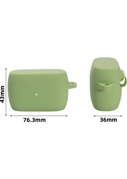 Jabra Ite 4 Şarap Kırmızısı Silikon Kulaklık Kılıfı (Yurt Dışından)